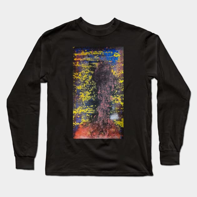 Colorful Abstract Painting Long Sleeve T-Shirt by MihaiCotiga Art